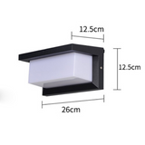 Black & White Outdoor Wall Lamp