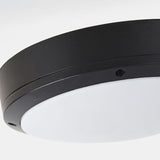 Lampă de tavan LED rotundă din aluminiu, simplă, impermeabilă, pentru exterior, cu montare încastrată