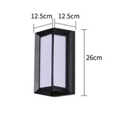 Black & White Outdoor Wall Lamp