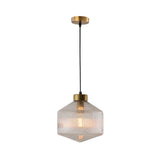 Bębnowa lampa wisząca w stylu modernizmu