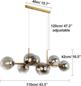 Nordic Glass Ball Chandelier