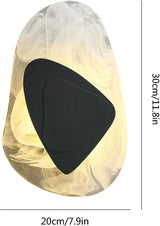 Kreatywna, nowoczesna lampa ścienna LED wykonana ze szkła