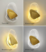 Kreatywna, nowoczesna lampa ścienna LED wykonana ze szkła