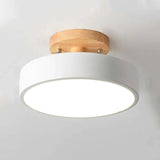 Lampă de tavan LED modernă din lemn