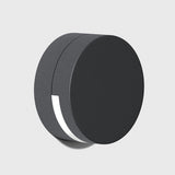 Nowoczesna okrągła szklana wodoodporna lampa ścienna IP65 do zastosowań zewnętrznych