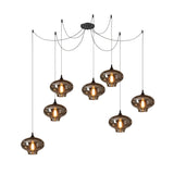 Lampa wisząca w kształcie butelki