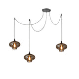 Lampa wisząca w kształcie butelki