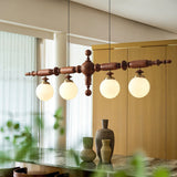 Cambridge Ljuskrona I Trä