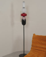 Lampa podłogowa z kandyzowanego szkła