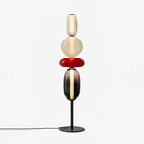 Lampa podłogowa z kandyzowanego szkła