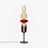 Lampa podłogowa z kandyzowanego szkła