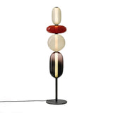 Lampa podłogowa z kandyzowanego szkła