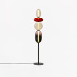 Lampa podłogowa z kandyzowanego szkła