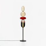 Lampa podłogowa z kandyzowanego szkła