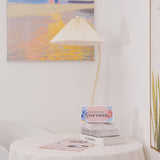 Plisowana lampa podłogowa Crescini