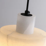 Scandinavian simple pendant light made of white marble