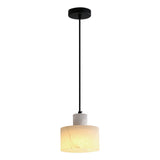 Scandinavian simple pendant light made of white marble