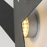 Kreatywna żelazna lampa ścienna w kształcie ptaka