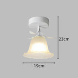 Enkel Tiffany-Taklampa Med Miniblommor