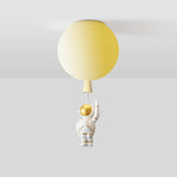 Fateh Modern Moon/Astronauts Led-Taklampa