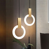 Lampă suspendată cu LED-uri inelare nordice