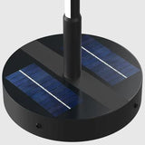 Nowoczesna solarna lampa podłogowa na zewnątrz
