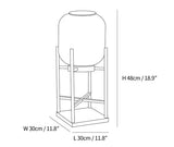 Solarna lampa podłogowa na zewnątrz