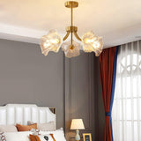 Ljuskrona I Glas Kalin Flower