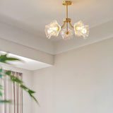 Ljuskrona I Glas Kalin Flower