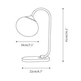 Marshmallow Bordslampa I Metall Och Glas