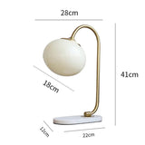 Marshmallow Bordslampa I Metall Och Glas