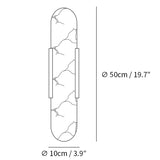 Melange Elongated Alabaster Wall Lamp