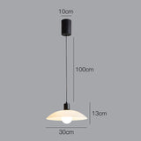 Minimalistisk Taklampa Av Vitmålat Glas