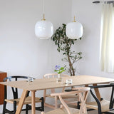 Modern Nordisk Taklampa Radihous I Opalglas