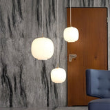 Modern Nordisk Taklampa Radihous I Opalglas