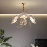 Murano Glass Flower Chandelier