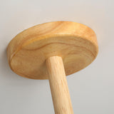 Nera Ljuskrona I Trä