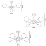Nera Ljuskrona I Trä