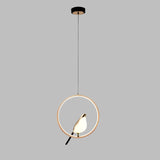 MrBird™ - Luxury pendant light with golden bird