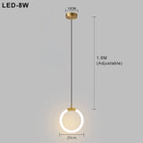 Nordisk Enkel Led-Pendellampa