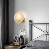 Nordisk Minimalistisk Vägglampa I Marmor