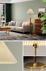 Nowoczesna lampa podłogowa z papieru ryżowego