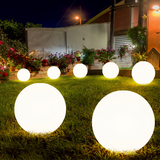 Lampă solară sferică de grădină