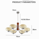 3/5 Head Bauhaus Chandelier