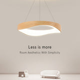 Lampă suspendată LED rotundă modernă pentru iluminare interioară versatilă