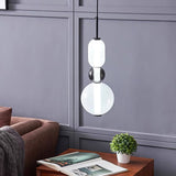 Pendellampa I Kanderat Glas