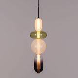 Pendellampa I Kanderat Glas