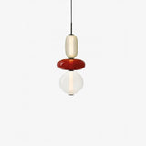 Pendellampa I Kanderat Glas