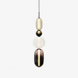 Pendellampa I Kanderat Glas