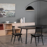 Świeża łukowa lampa podłogowa